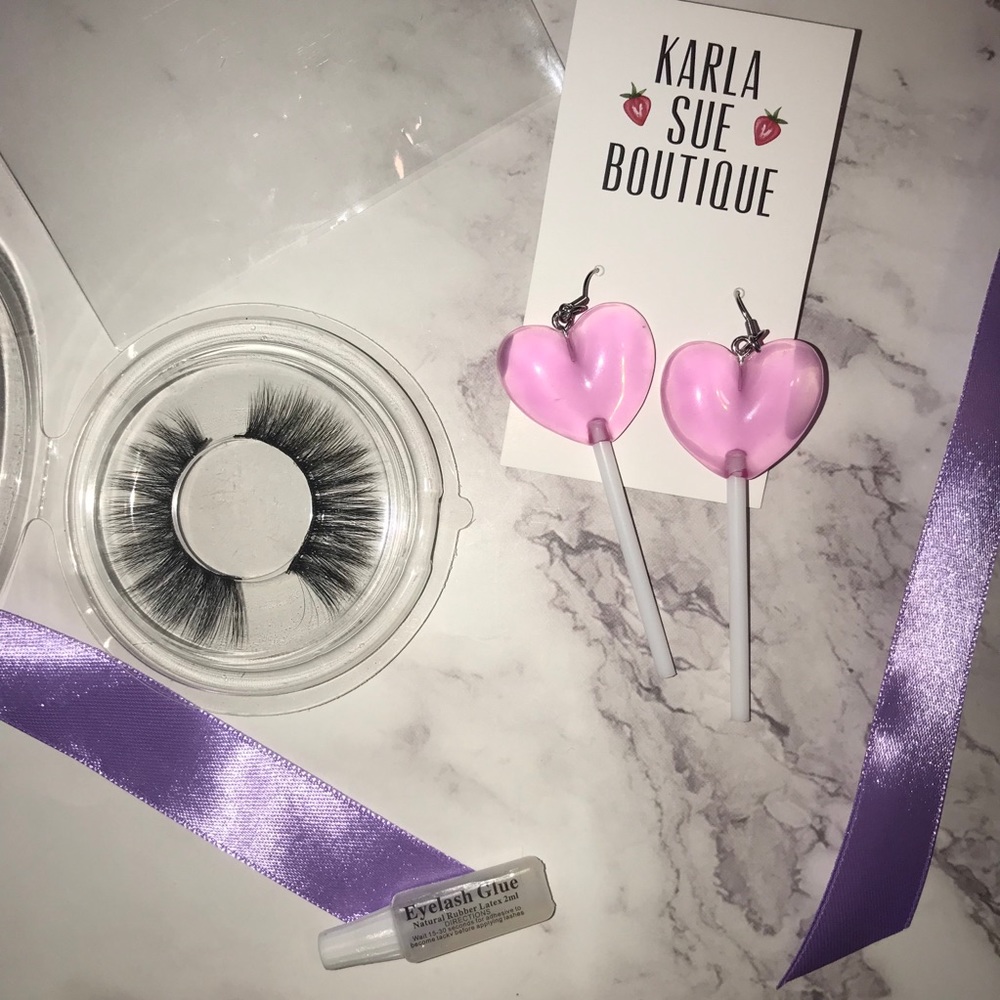 Purple Lollipop Lash Set